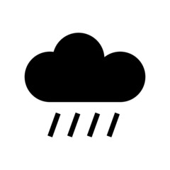rainy weather icon or logo isolated sign symbol vector illustration - high quality black style vector icons
