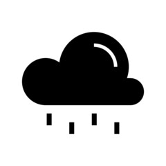 rainy weather icon or logo isolated sign symbol vector illustration - high quality black style vector icons
