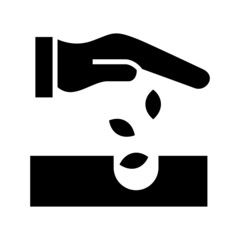 seeding icon or logo isolated sign symbol vector illustration - high quality black style vector icons
