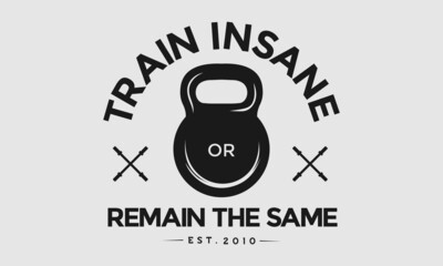 Stylish, CrossFit, Fitness and Gym Vector Design