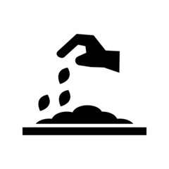 seeding icon or logo isolated sign symbol vector illustration - high quality black style vector icons
