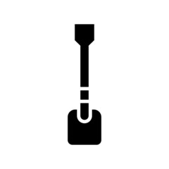 shovel icon or logo isolated sign symbol vector illustration - high quality black style vector icons
