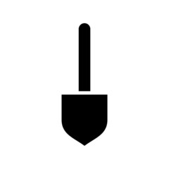 shovel icon or logo isolated sign symbol vector illustration - high quality black style vector icons
