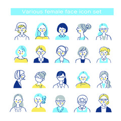 さまざまな働く女性　バストアップ　セット