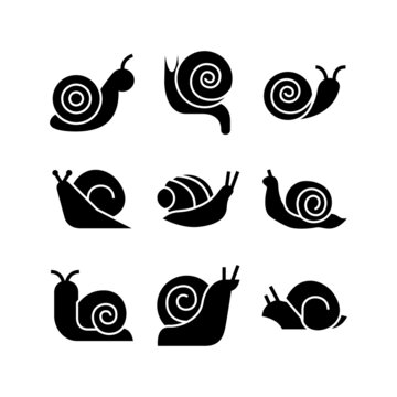 snail icon or logo isolated sign symbol vector illustration - high quality black style vector icons
