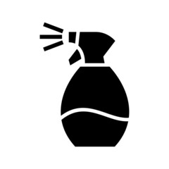 spray bottle icon or logo isolated sign symbol vector illustration - high quality black style vector icons
