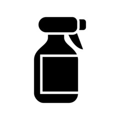 spray bottle icon or logo isolated sign symbol vector illustration - high quality black style vector icons
