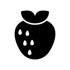 strawberry icon or logo isolated sign symbol vector illustration - high quality black style vector icons
