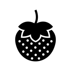 strawberry icon or logo isolated sign symbol vector illustration - high quality black style vector icons
