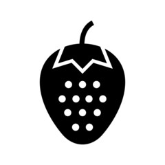 strawberry icon or logo isolated sign symbol vector illustration - high quality black style vector icons
