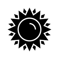 sun icon or logo isolated sign symbol vector illustration - high quality black style vector icons
