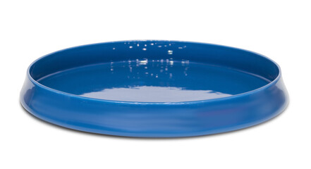 modern decorative vase blue ceramics