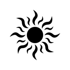 sun icon or logo isolated sign symbol vector illustration - high quality black style vector icons
