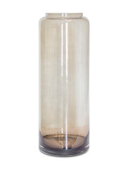 Glass cylindrical vase transparent modern