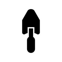 trowel icon or logo isolated sign symbol vector illustration - high quality black style vector icons

