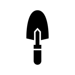 trowel icon or logo isolated sign symbol vector illustration - high quality black style vector icons
