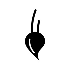 turnip icon or logo isolated sign symbol vector illustration - high quality black style vector icons
