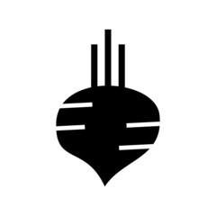 Fototapeta premium turnip icon or logo isolated sign symbol vector illustration - high quality black style vector icons 