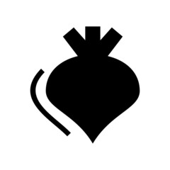 turnip icon or logo isolated sign symbol vector illustration - high quality black style vector icons
