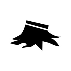 wood log icon or logo isolated sign symbol vector illustration - high quality black style vector icons
