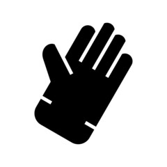 Obraz premium work gloves icon or logo isolated sign symbol vector illustration - high quality black style vector icons 