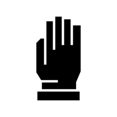 work gloves icon or logo isolated sign symbol vector illustration - high quality black style vector icons
