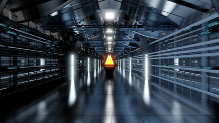 Science Fiction industrial alien architecture