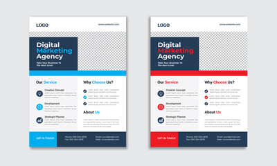 Fototapeta na wymiar business flyer design templates | corporate flyer
