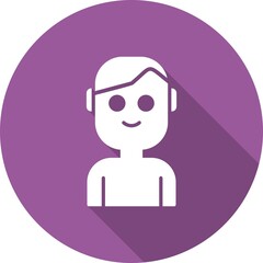 Agent Linear Vector Icon Design