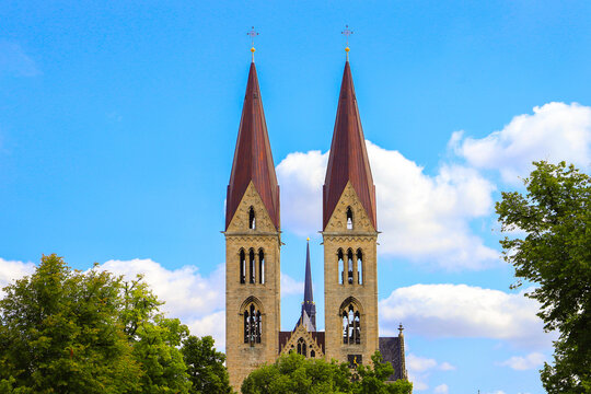 The cathedral of Halberstadt, Saxony Anhalt - Germany