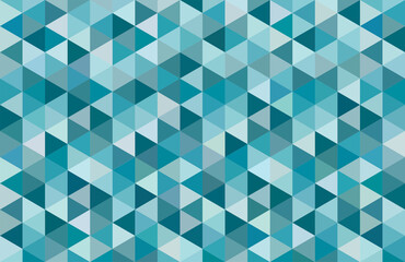 Blue color triangle abstract geometric background texture pattern, vector illustration.