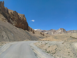 Fototapeta na wymiar Beautiful leh ladakh very high altitude region in northern India