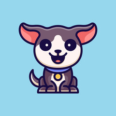 CUTE DOG FOR CHARACTER, ICON, LOGO, STICKER AND ILLUSTRATION