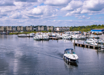 Fototapeta na wymiar Carrick-on-Shannon is the county town of County Leitrim in Ireland