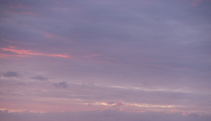 High resolution Sunset Sky background for Sky replacement - nature photography