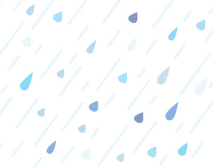 rain drops background - vector illustration