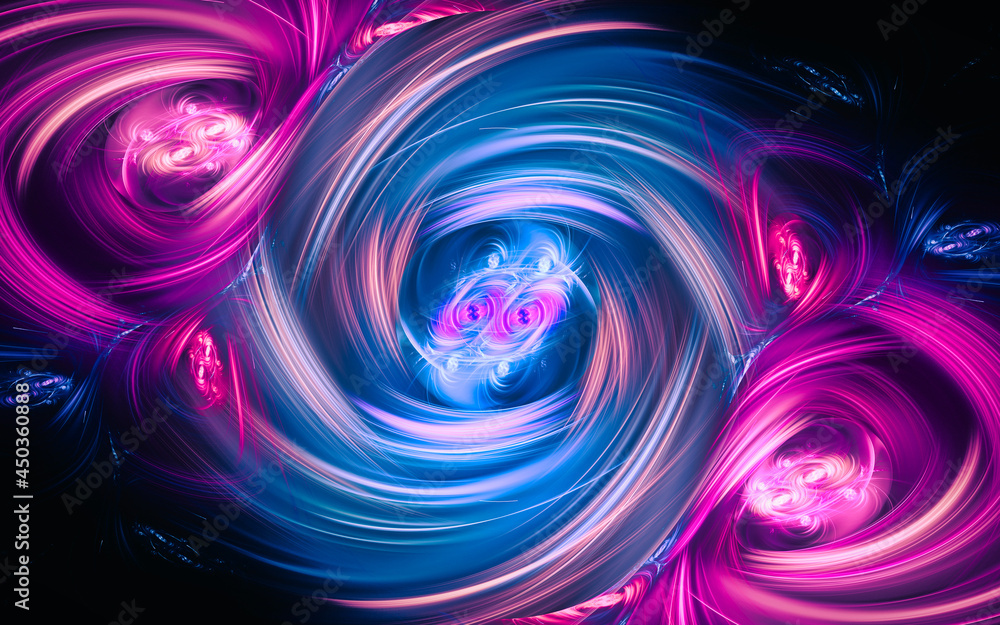Fototapete digital generated image in the form of abstract geometric shapes of various shades and colors for use in web design and computer graphics