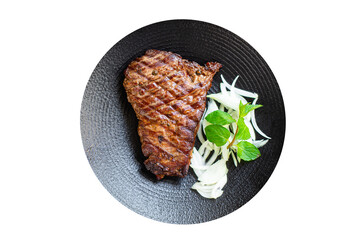 steak grill meat beef bbq veal grilled barbecue on the table, healthy meal snack copy space food background keto or paleo diet