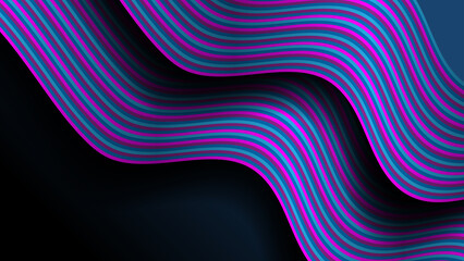 abstract overlap layer with wavy line