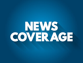 Fototapeta premium News coverage text quote, concept background