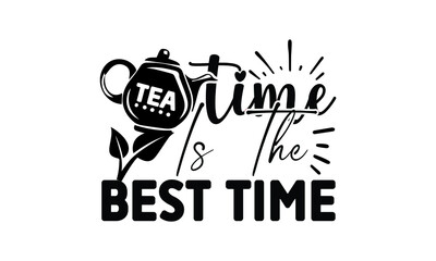 Tea SVG T shirt Design Template