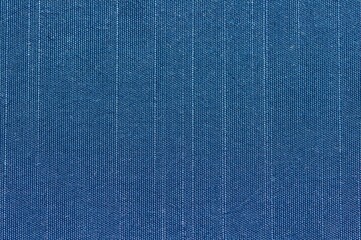 Close up of dark blue weave cloth texture