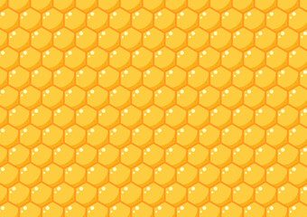 Bee comb pattern vector. Bee comb pattern wallpaper. free space for text. copy space.
