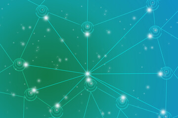 2d illustration futuristic technology background
