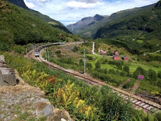 Flamsbahn in Norwegen