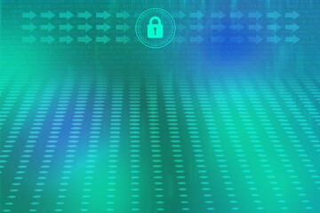 2d illustration futuristic technology background
