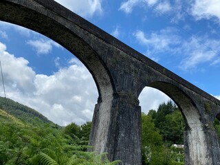Fototapeta na wymiar Aqueduct in Pontrhydyfen south wales
