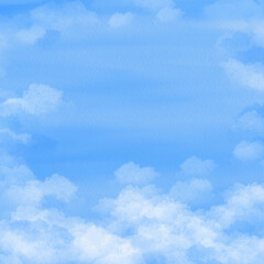 blue sky with clouds