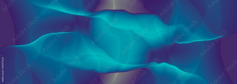 Poster abstract smooth turquoise background with lines