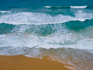 waves on the beach